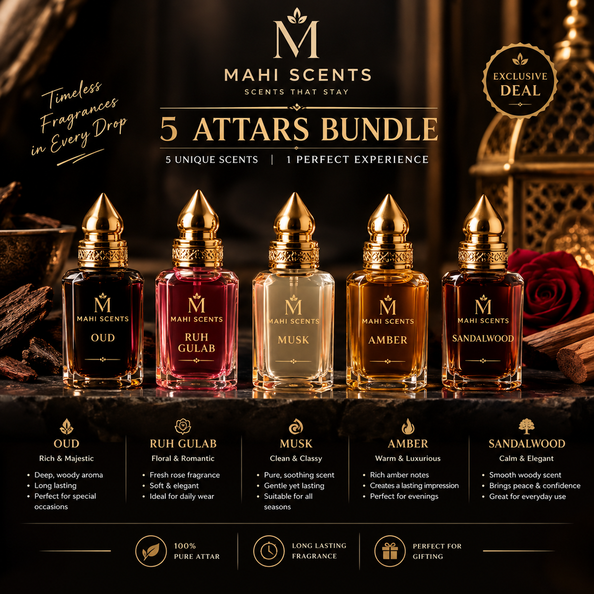 Mahi Scents โ Royal Five | 50% OFF